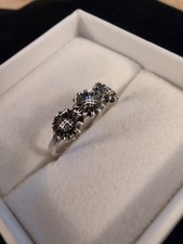 Dainty Sterling Silver Size 6 Sunflower Ring Hand Casted Crafted Custom Hammered