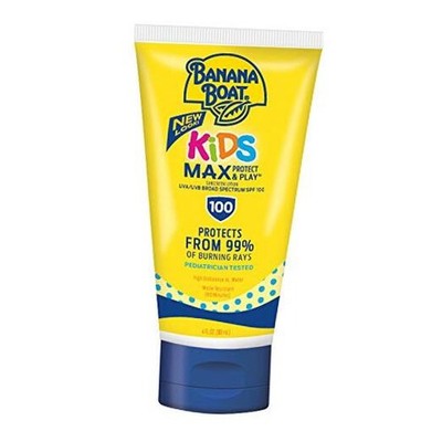  Kids Max Protect & Play Lotion Sunscreen SPF 100, 4oz | Childrens Sunscreen, 