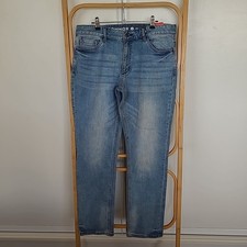 NEW Connor Avalon Straight Jeans Size 35 Blue Denim Leg Men's Mens 