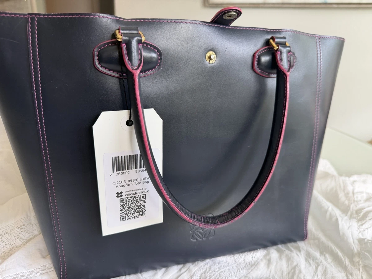 Loewe Blue Bags & for Leather Exterior Women for sale | eBay