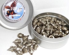 100 1/4 inch 6mm Stainless Steel Track and Cross Country Spikes