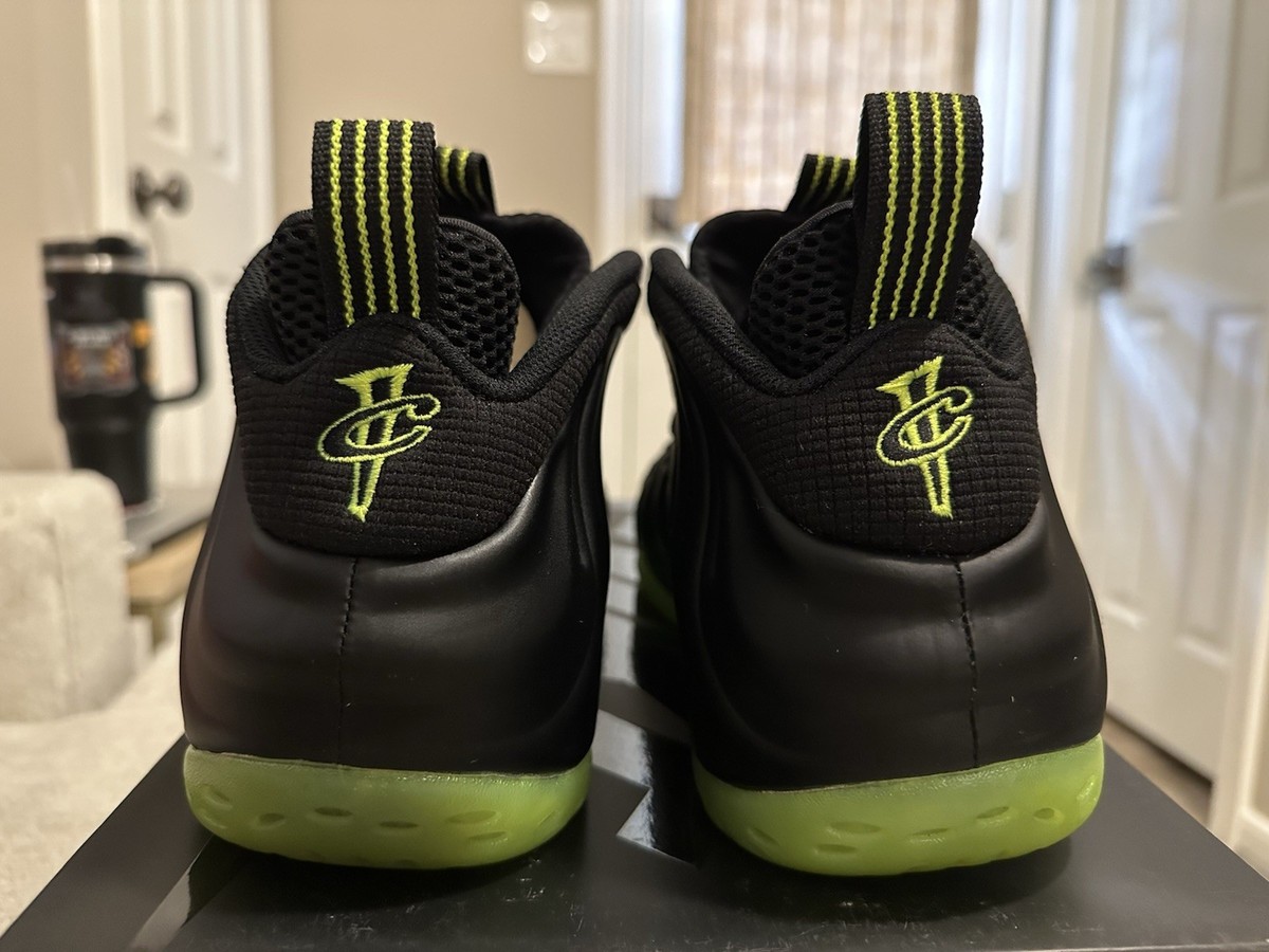 Mens Size 12 Nike Little Posite One Black Volt Basketball Sneaker HF2902-001 NEW LITTLE POSITE ONE (GS)  main image 2