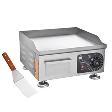 WeChef 1800W 14" Electric Countertop Griddle Flat Top Commercial Restaurant