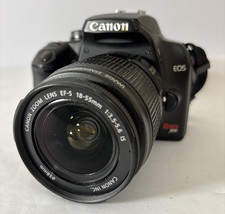 Canon EOS Rebel XS 1000D Digital SLR Camera 18-55mm Lens, Speed Light, Case