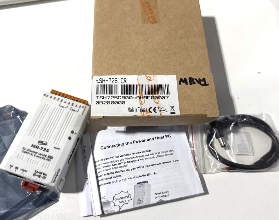 ICP DAS tSH-725 Ethernet Module Serial Port Converter with PoE RS-485 *NEW* - Image 2 of 4