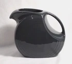Fiesta Ware Large Slate Gray Disk Pitcher 7.25 in. Tall Retired 2015 - 2022