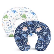 Nursing Pillow Cover 2 Pack Soft  Adorable Slipcovers for Breastfeeding Pill...