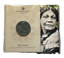 2023 Mary Seacole UK £5 BU Coin Royal Mint Sealed Pack