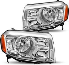 Headlight Assembly Replacement Pair For 2009 2010 2011 Honda Pilot Factory Halog Headlight Assembly Replacement Pair For 2009 2010 2011 Honda Pilot Factory Halog