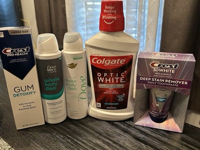 Dove Whole Body Deodorant Personal Care Bundle New Crest 3D White