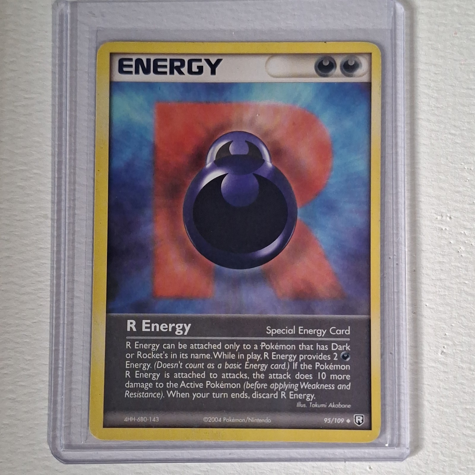 Pokemon TCG R Energy 95/109 Team Rocket Returns 2004 Regular Uncommon