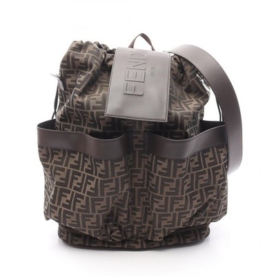 FENDI Strike Large FF Jacquard Zucca Backpack 7VZ056AG0MF19KW