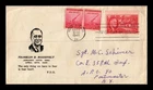 DR JIM STAMPS US COVER ROOSEVELT MEMORIAM WARM SPRINGS FDC SCOTT 931 COMBO