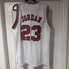 Michael Jordan SIGNED Chicago Bulls NBA #23 Jersey White - ACA COA: A46805