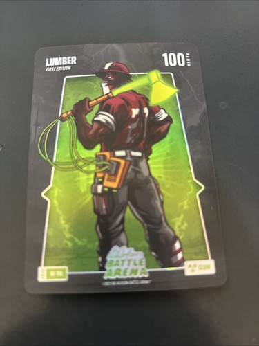 2026 Bo Jackson Battle Arena Lumber James Wood Glow Battlefoil #BF-110