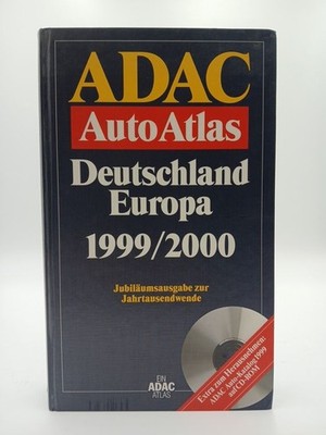 ADAC Auto Atlas Deutschland Europa 1999/2000