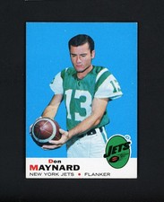 Don Mayard 1969 Topps (HOF) NY Jets #60 EX-MT+