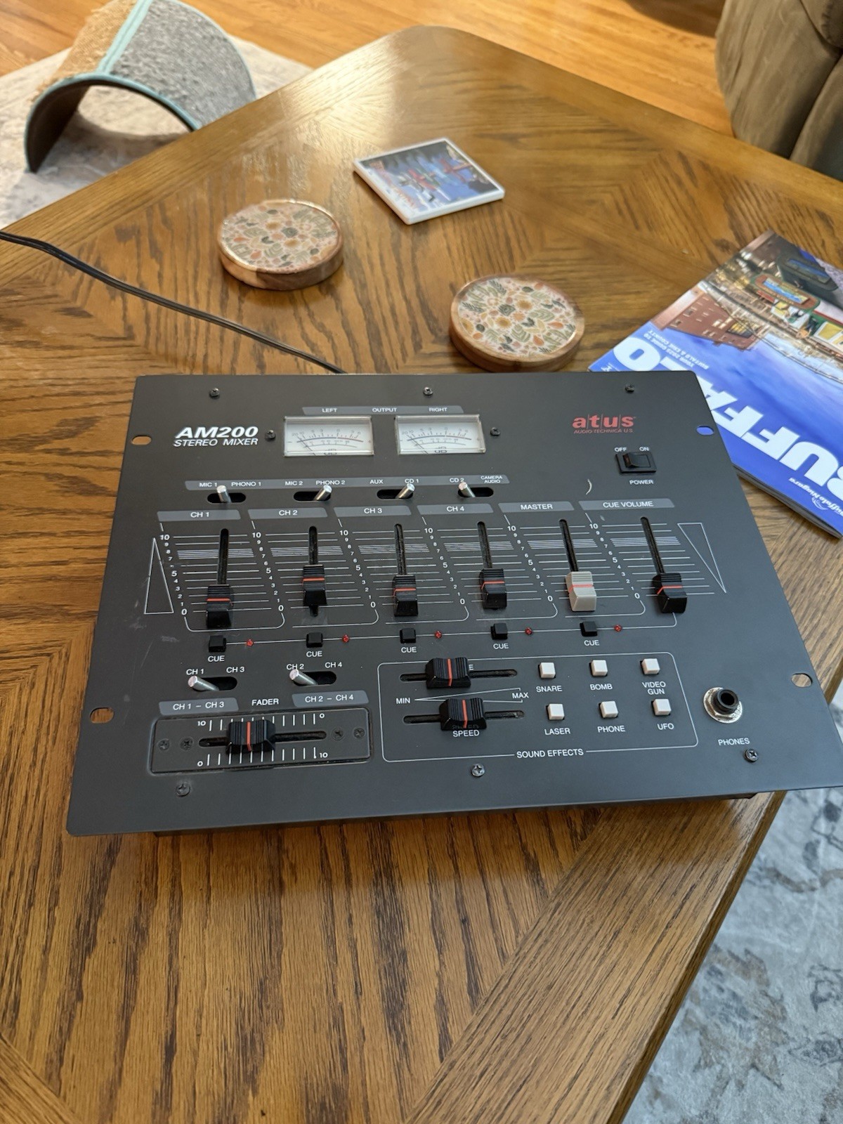 Vintage Audio-Technica AM200 stereo mixer!