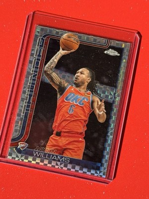 2025-26 Topps Chrome NBA~Jaylin Williams~X-Fractor~OKC~