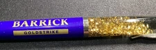 Barrick Goldstrike Floaty Pen- Glitter Barrel- Ad Pen