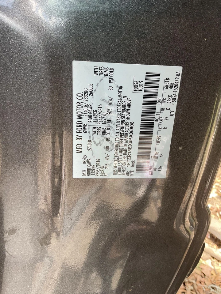 Conjunto de transmisión. FORD RANGER 04 05 06 4,0 L 150 k Foto 4 de 4