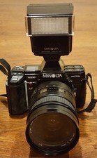 Minolta Maxxum 7000 SLR Camera With Flash - Untested