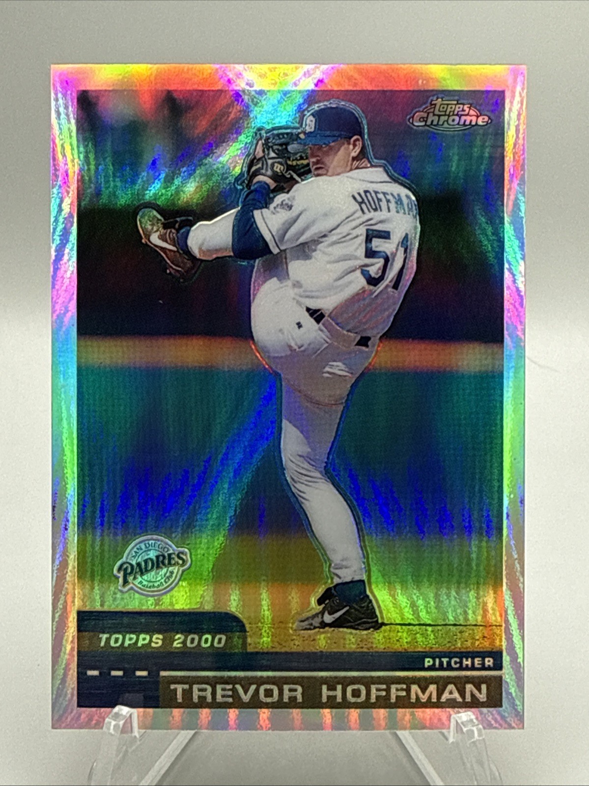 2000 Topps Chrome TREVOR HOFFMAN Refractor #355 - San Diego Padres