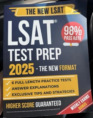 LSAT Test Prep 2025 Book The NEW Ethan sterling 6 Full practice test NEW