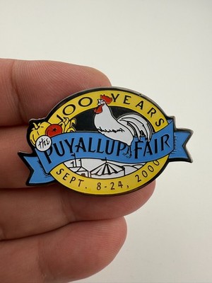 The Puyallup Fair 100 Years Pin Brooch - *couple of dings*