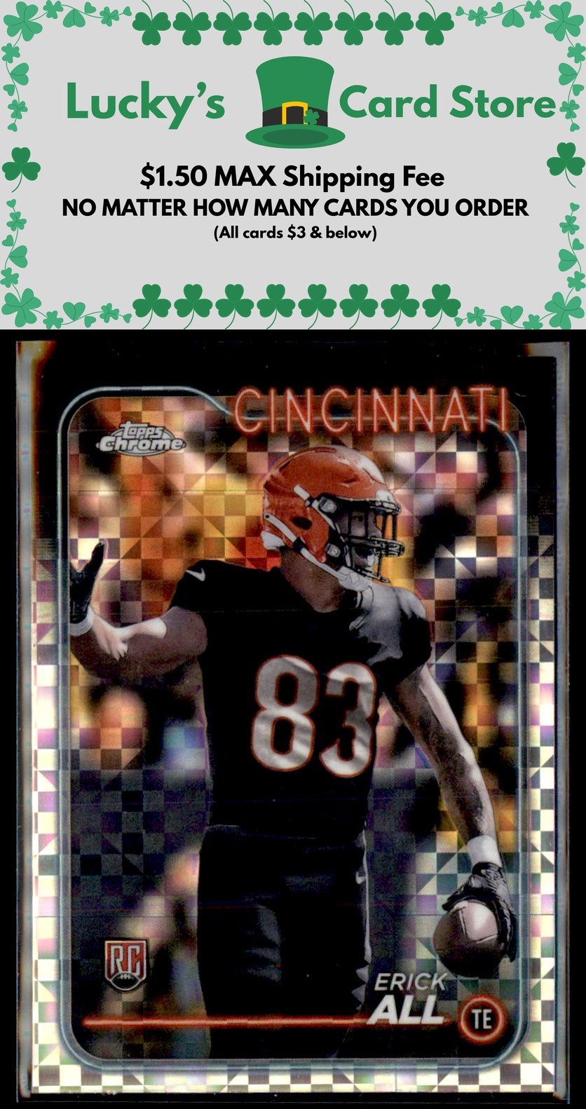 2024 Topps Chrome #292 Erick All X-Fractor Rookie