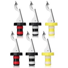 Reusable Wine Stoppers, Silicone Vacuum Bottle Stopper,Expanding Manual Bever...