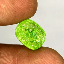 Certified Natural Colombian Green Emerald 7.80 Ct Cushion Cut Loose Gemstone