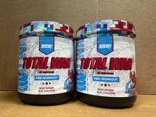 2 PACK REDCON1 TOTAL WAR FREEDOM PUNCH PRE Workout 60 Serv Free Ship 2027 Expiry