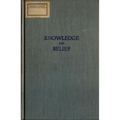 Knowledge and Belief: An Introduction to the Logic of the Two Notions Hintikka, 