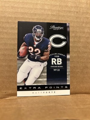 2012 Playoff Prestige Matt Forte #35 Extra Points Black /10 Chicago Bears RB