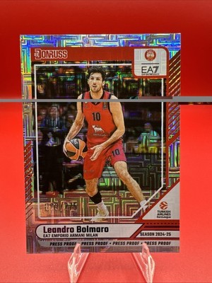 2024-25 Donruss EuroLeague #89 Leandro Bolmaro Press Proof  /275