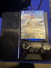 Sony PlayStation 4 Jet Black Console controller/ 1 Game READ DESCRIPTION