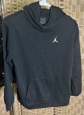 Jordan Brooklyn Fleece Pullover Black Hoodie Boys XL