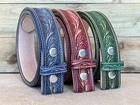 Handmade Genuine Western Belt Full Grain Leather Without Buckle