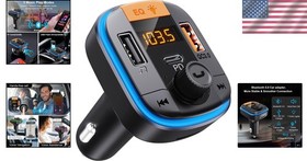 Multi-Function Bluetooth Car Adapter - LCD Display & Seamless Music Streaming