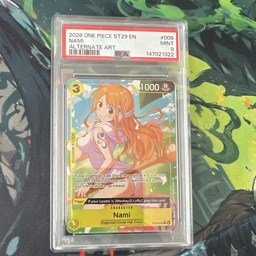 Nami (Full Art) graded PSA 9 for sale on eBay