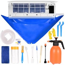 14Pcs Mini Split Cleaning Kit, Professional Mini Split Cleaning Bag with 2L H...