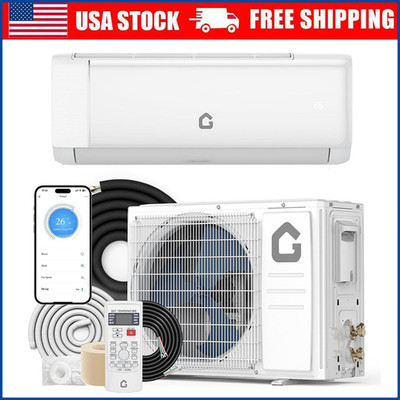 18000 BTU Ductless Mini Split Air Conditioner 230V Heat Pump 21 SEER INVERTER AC