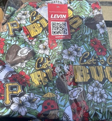 Pittsburgh Pirates Hawaiian Aloha Shirt SGA 6/13/26 New XL