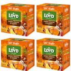 Loyd Hot Winter Sweet Lemon & Honey Tea Warming Blend 15 x Tea Bags (Pack Of 4)