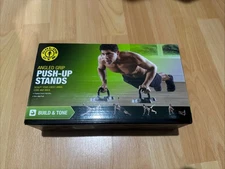 Gold's Gym Angled Grip Push Up Stands with Anti-Slip Feet