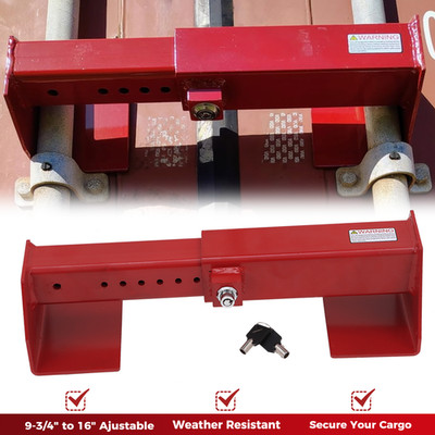 Heavy Duty Cargo Door Lock -Steel Shipping Container Lock for Semi Trailer Truck
