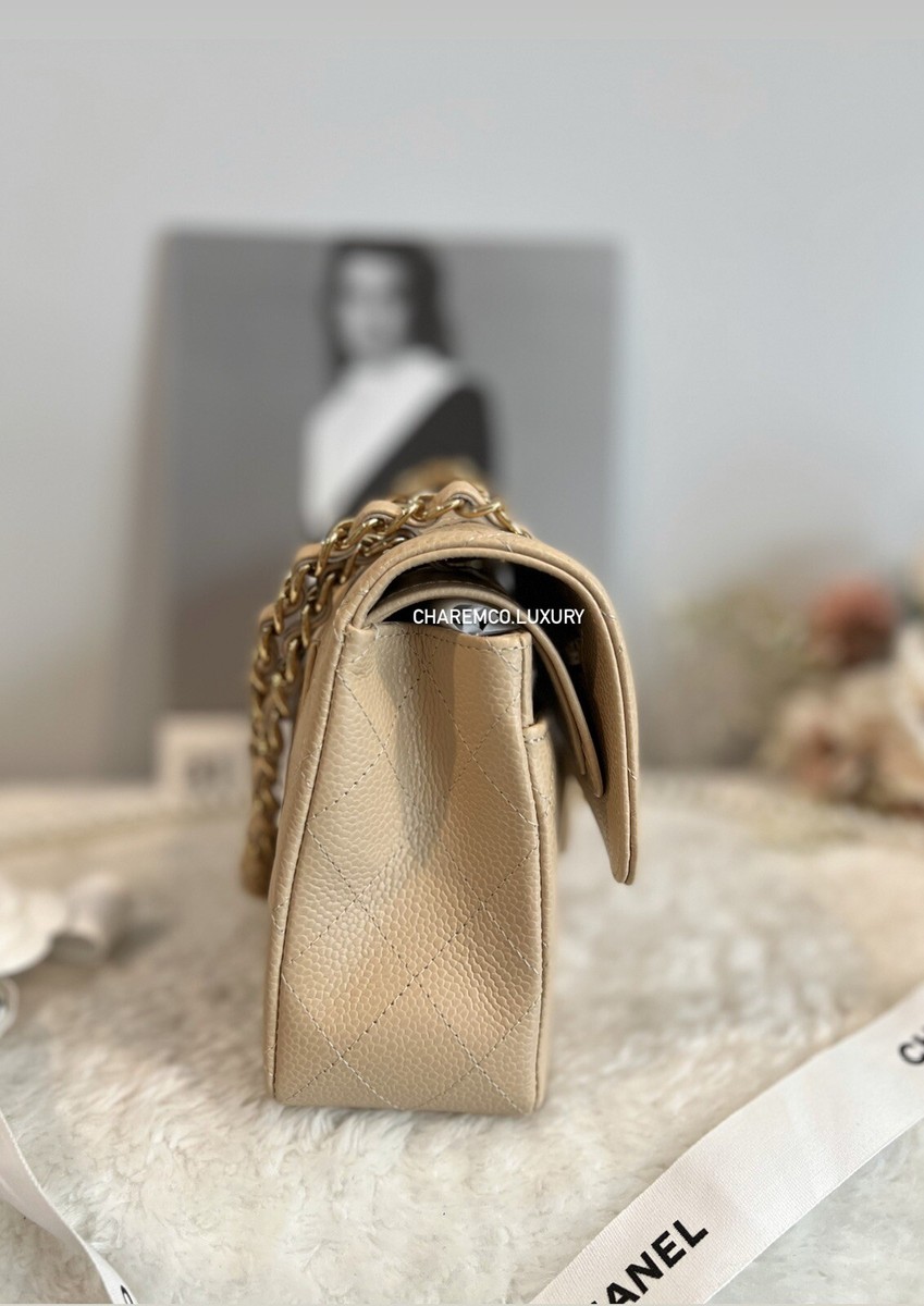 BNIB 🤎 2022 CHANEL Small Beige Clair Classic Double Flap BNIB 🤎 2022 CHANEL Small Beige Clair Classic Double Flap