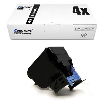 4x ECO Patrone BLACK für Konica Minolta Bizhub C-25
