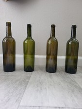 Decorative Wine Bottles - Green - pack of 4